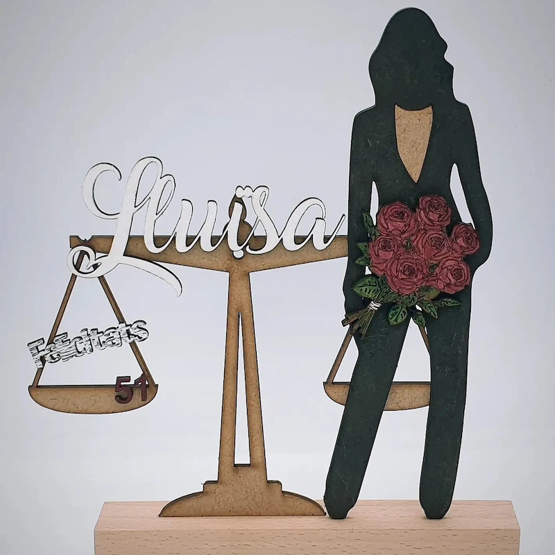 TOPPER AMB BASE ANIVERSARI PERSONALITZAT